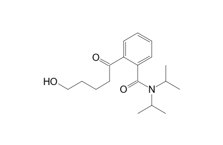2-(5-hydroxy-1-oxopentyl)-N,N-di(propan-2-yl)benzamide