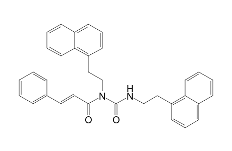 N,N'-Bis[(1S)-1-naphthylethyl]-N-[(2E)-3-phenylprop-2-enoyl]urea