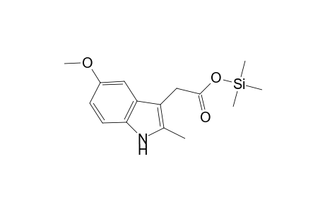 1H-Indole-3-acetic acid, 5-methoxy-2-methyl-, trimethylsilyl ester