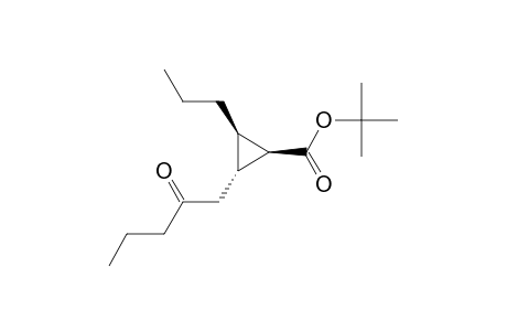 TRANS-(+/-)-TERT.-BUTYL-2-(2-OXOPENTYL)-3-PROPYL-1-CYCLOPROPANECARBOXYLATE
