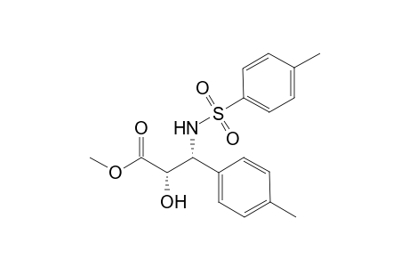 cis-Methyl 2-hydroxy-3-(p-methyl)phenyl-3'-(N-tosylamino)propanoate