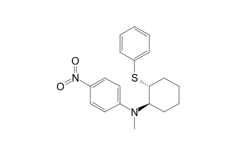 trans-1-[N-Methyl-N-(4-nitrophenyl)]amino-2-(phenylthio)cyclohexane