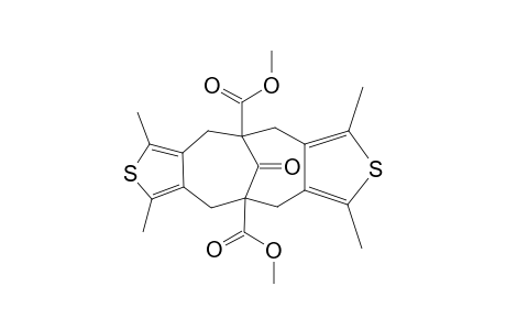 Dimethyl 1,3,7,9-tetramethylbis[thieno[a]cyclopentane]-13-one-5,11-dicarboxylate