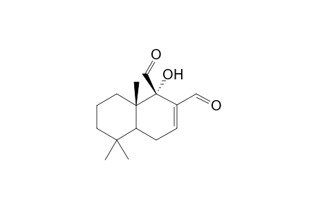 (1S,8aS)-1-hydroxy-5,5,8a-trimethyl-4a,6,7,8-tetrahydro-4H-naphthalene-1,2-dicarbaldehyde