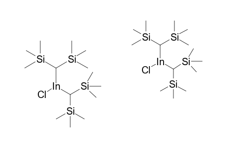 Bis[bis(bis(trimethylsilyl)methyl)indium(III) chloride]