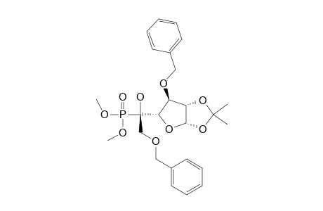 (5S)-3,6-DI-O-BENZYL-5-DEOXY-5-DIMETHOXYPHOSPHINYL-1,2-O-ISOPROPYLIDENE-BETA-L-ARABINOHEXOFURANOSE