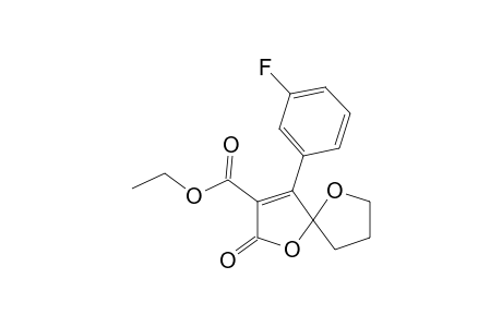 Ethyl 1,6-dioxa-4-(m-fluorophenyl)spiro[4.4]non-3-en-2-one-3-carboxylate