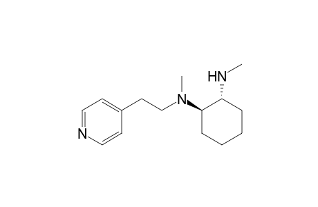 1,2-Cyclohexanediamine, N,N'-dimethyl-N-[2-(4-pyridinyl)ethyl]-, trans-(.+-.)-
