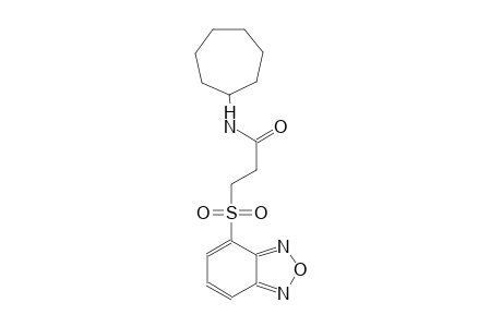 propanamide, 3-(2,1,3-benzoxadiazol-4-ylsulfonyl)-N-cycloheptyl-