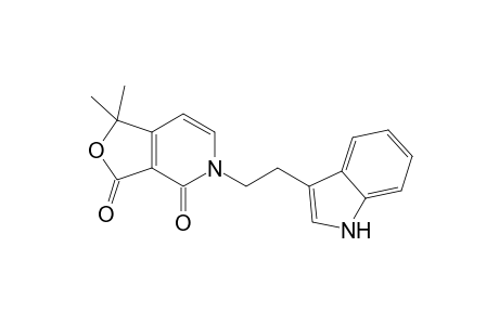 5-(2-(1H-Indol-3-yl)ethyl)-1,1-dimethylfuro[3,4-c]pyridine-3,4(1H,5H)-dione