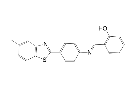 phenol, 2-[(E)-[[4-(5-methyl-2-benzothiazolyl)phenyl]imino]methyl]-