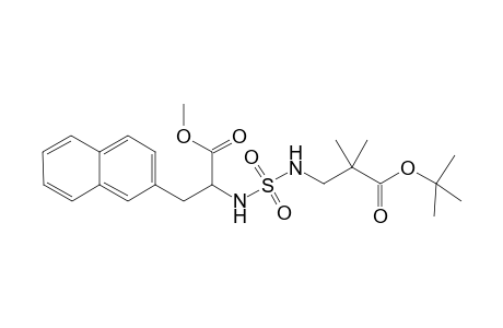 Methyl 2-[2'-(t-butoxycarbonyl)-2',2'-dimethylethyl]amino)sulfonyl]amino}-3-(naphthalen-2"-yl)propanoate