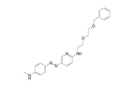 N-{2-[2-(Benzyloxy)ethoxy]ethyl}-N-{5-[4-(methylamino)phenylazo]pyridin-2-yl}amine