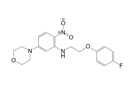 benzenamine, N-[2-(4-fluorophenoxy)ethyl]-5-(4-morpholinyl)-2-nitro-