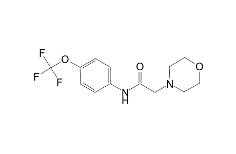 Acetamide, 2-morpholin-4-yl-N-(4-trifluoromethoxyphenyl)-