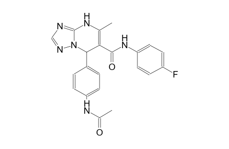 7-[4-(acetylamino)phenyl]-N-(4-fluorophenyl)-5-methyl-4,7-dihydro[1,2,4]triazolo[1,5-a]pyrimidine-6-carboxamide