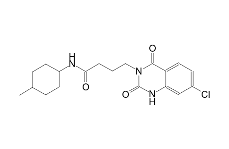 4-(7-chloro-2,4-dioxo-1,4-dihydro-3(2H)-quinazolinyl)-N-(4-methylcyclohexyl)butanamide