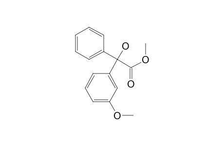 Hydroxy-(3-methoxyphenyl)phenylacetic acid, methyl ester