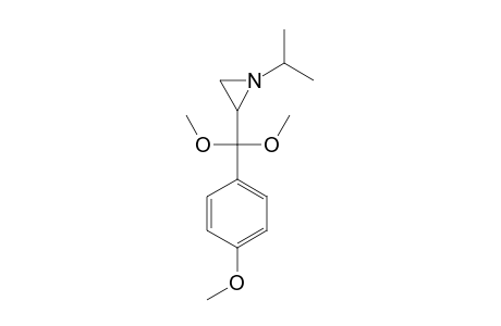 2-[DIMETHOXY-(4-METHOXYPHENYL)-METHYL]-1-ISOPROPYL-AZIRIDINE