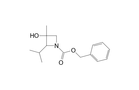 Benzyl 3-hydroxy-3-methyl-2-(methylethyl)azetidine-1-carboxylate