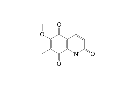 6-Methoxy-1,4,7-trimethyl-2,5,8(1H)-quinoneone