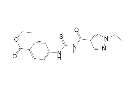 ethyl 4-[({[(1-ethyl-1H-pyrazol-4-yl)carbonyl]amino}carbothioyl)amino]benzoate