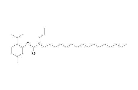 Carbonic acid, monoamide, N-propyl-N-hexadecyl-, (-)-(1R)-menthyl ester