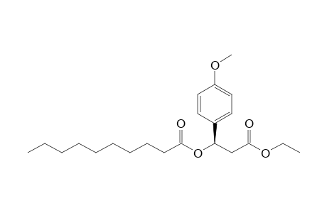 (R)-3-Ethoxy-1-(4-methoxyphenyl)-3-oxopropyl decanoate