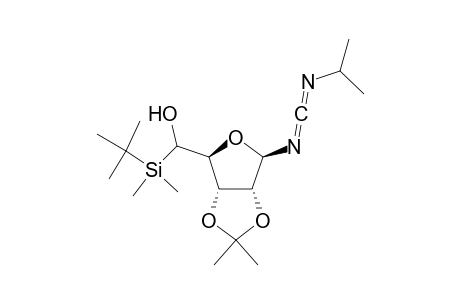 .beta.-D-Ribofuranosylamine, 5-O-[(1,1-dimethylethyl)dimethylsilyl]-N-[(1-methylethyl)carbonimidoyl]-2,3-O-(1-methylethylidene)-