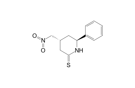 trans 6-phenyl-4-nitromethylpiperidine-2-thione