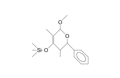 5,6-Dihydro-2-methoxy-3,5-dimethyl-6-phenyl-4-trimethylsiloxy.alpha.-pyran