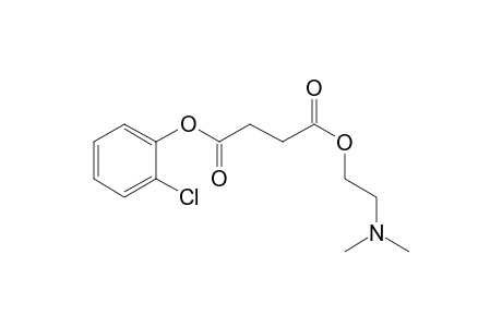 Succinic acid, 2-chlorophenyl 2-(dimethylamino)ethyl ester