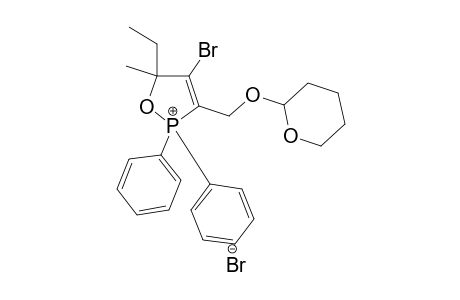 4-BROMO-5-ETHYL-5-METHYL-2,2-DIPHENYL-3-[(TETRAHYDRO-2H-PYRAN-2-YL-OXY)-METHYL]-2,5-DIHYDRO-1,2-OXAPHOSPHOL-2-IUM-BROMIDE