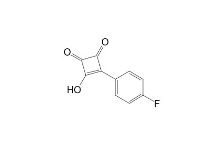 3-(4-Fluorophenyl)-4-hydroxy-3-cyclobuten-1,2-dione