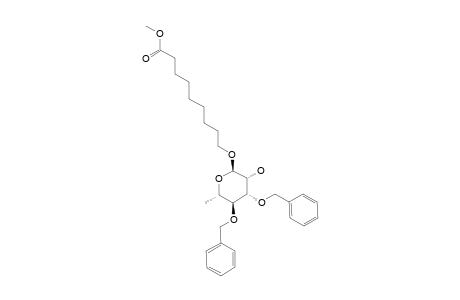 8-METHOXYCARBONYLOCTYL-3,4-DI-O-BENZYL-ALPHA-L-RHAMNOPYRANOSIDE