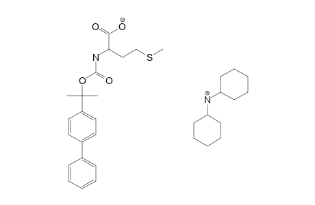 N-CARBOXY-L-METHIONINE, N-(alpha,alpha-DIMETHYL-p-PHENYLBENZYL) ESTER,COMPOUND WITH DICYCLOHEXYLAMINE (1:1)