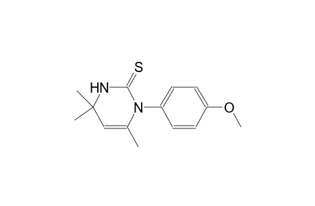 1-(4-methoxyphenyl)-4,4,6-trimethyl-3,4-dihydro-2(1H)-pyrimidinethione