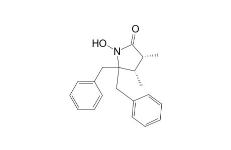 2-Pyrrolidinone, 1-hydroxy-3,4-dimethyl-5,5-bis(phenylmethyl)-, cis-(.+-.)-