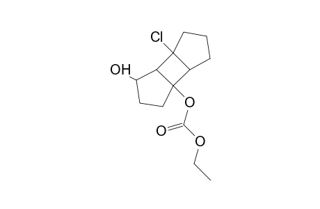 Tricyclo[5.3.0.0(2,6)]decan-3-ol, 1-chloro-6-(ethoxycarbonyloxy)-
