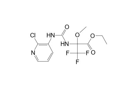 Propanoic acid, 2-[3-(2-chloro-3-pyridyl)ureido]-3,3,3-trifluoro-2-methoxy-, ethyl ester