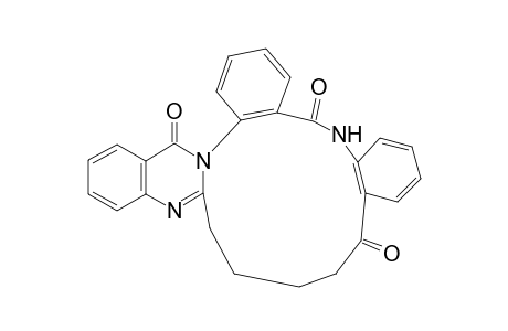 2'-Oxoquinazolino[3,2-a]dibenzo[h,l]-[1,10]diazatrideca-7,11-dione