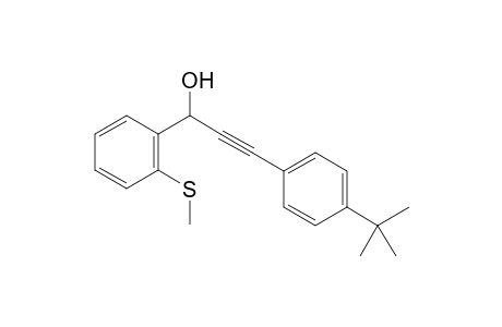 3-(4-(tert-Butyl)phenyl)-1-(2-(methylthio)phenyl)prop-2-yn-1-ol