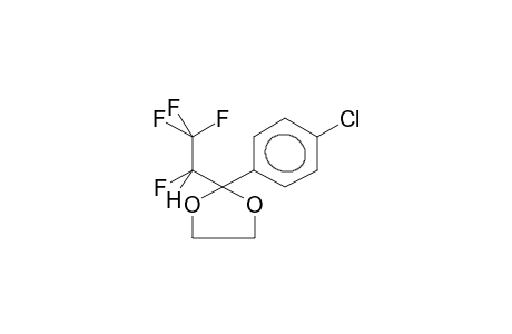 2-(4-CHLOROPHENYL)-2-(1,2,2,2-TETRAFLUOROETHYL)-1,3-DIOXOLANE