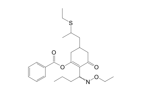 2-Cyclohexen-1-one, 3-(benzoyloxy)-2-[1-(ethoxyimino)butyl]-5-[2-(ethylthio)propyl]-