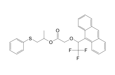 1-(Phenylthio)prop-2-yl .alpha.-[1-(9-anthryl)-2,2,2-trifluoroethoxy]acetate