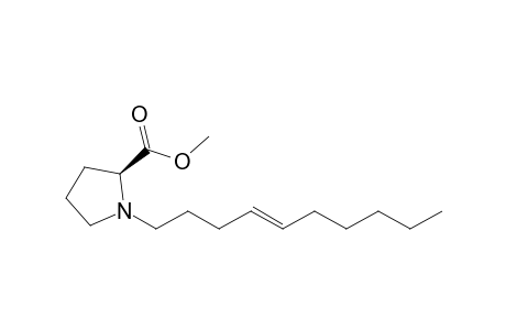 (S,E)-Methyl 1-(Dec-4-enyl)pyrrolidine-2-carboxylate