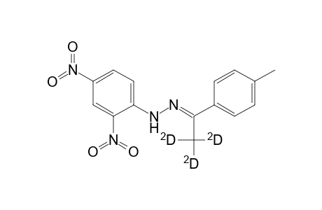 p-Methyl-trideutero-acetophenone 2,4-dinitrophenylhydrazone
