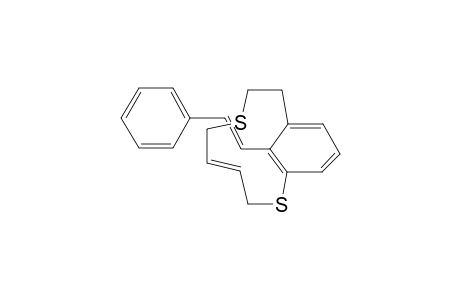 (E,E)-14-(2-Phenylethenyl)-3,8-dithiabicyclo[8.3.1]tetradeca-1(14),5,10,12-tetraene