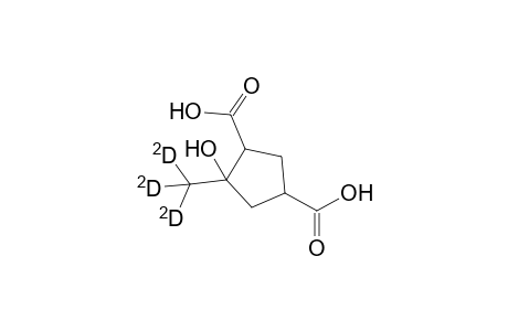 4-(Trideuteriomethyl)-4-hydroxycyclopentyl-1,3-dicarboxylic acid