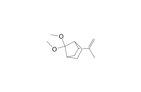 Bicyclo[2.2.1]heptane, 7,7-dimethoxy-2-(1-methylethenyl)-, endo-